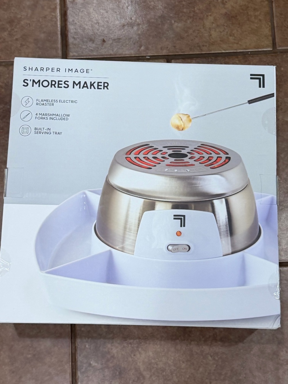 🍫 NEW Sharper Image Electric Tabletop S'mores Maker Indoor Flameless Roasting